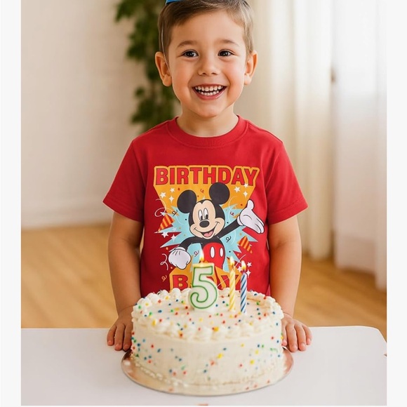 Disney Birthday Boy Shirt - Mickey Mouse - Picture 2 of 6